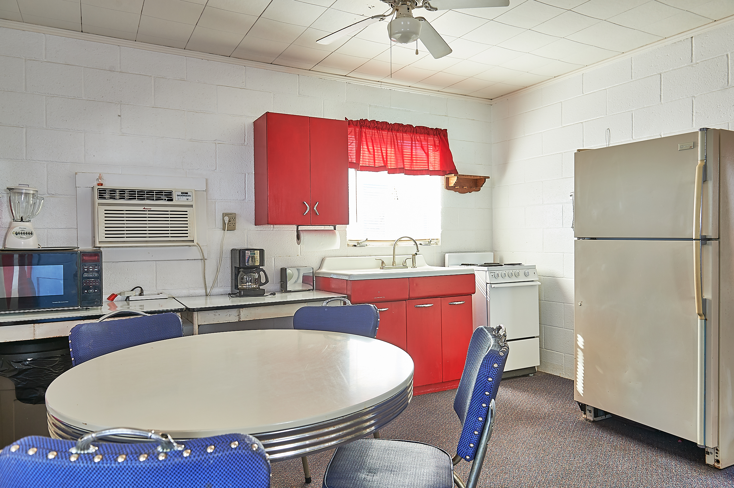 Enchanted Rock Cabin Kitchen Area